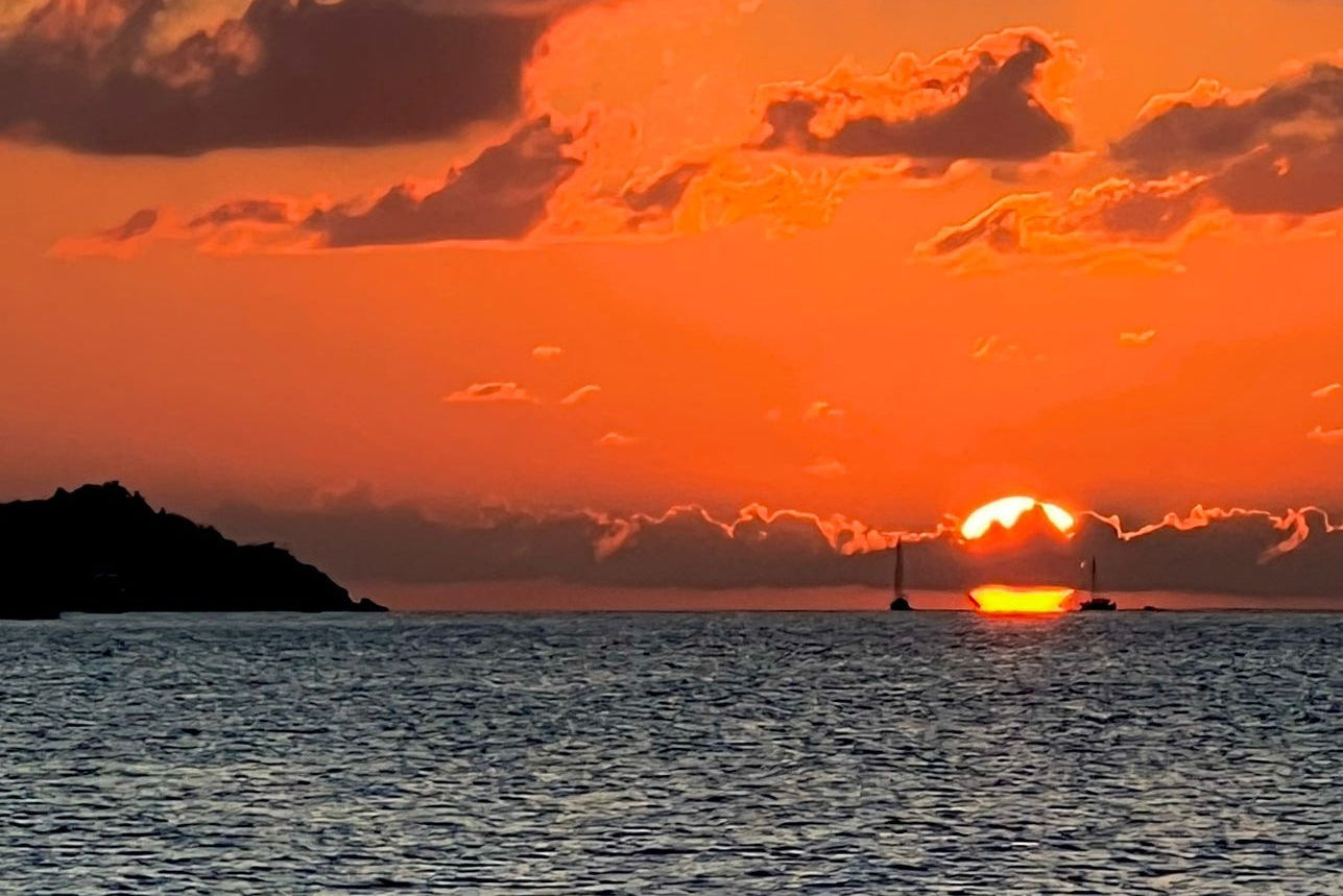 sunset on lake erie - copyright